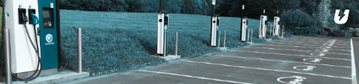 A set of public EV chargers.